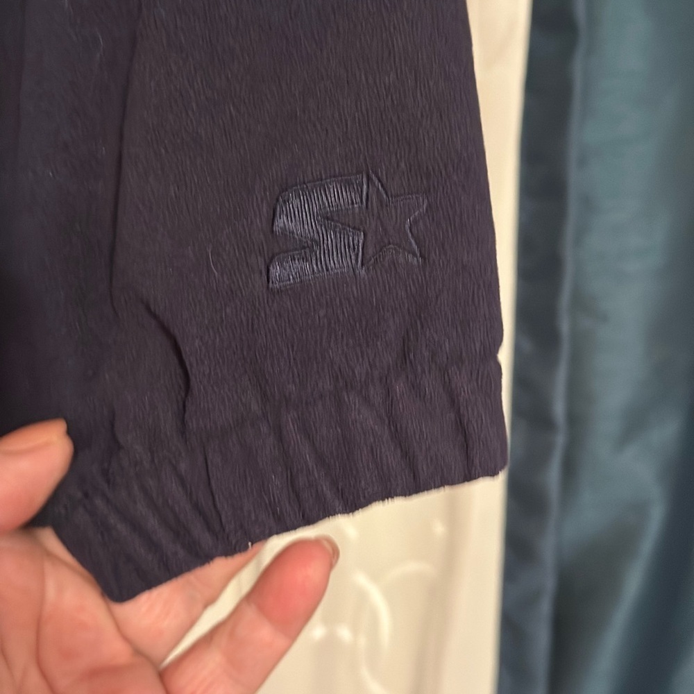 STARTER Men's Dark navy Zip-Up Sweater - Picture 3 of 7